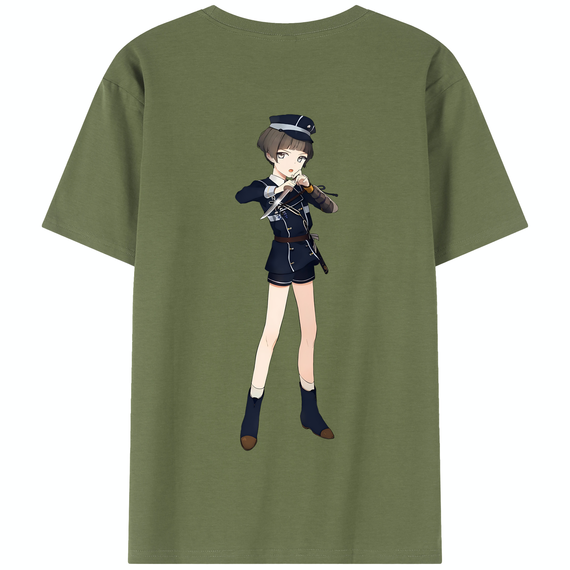 （画像用） 刀剣乱舞 Touken Ranbu 綿100％半袖Tシャツ（背面プリント）